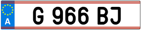 Truck License Plate